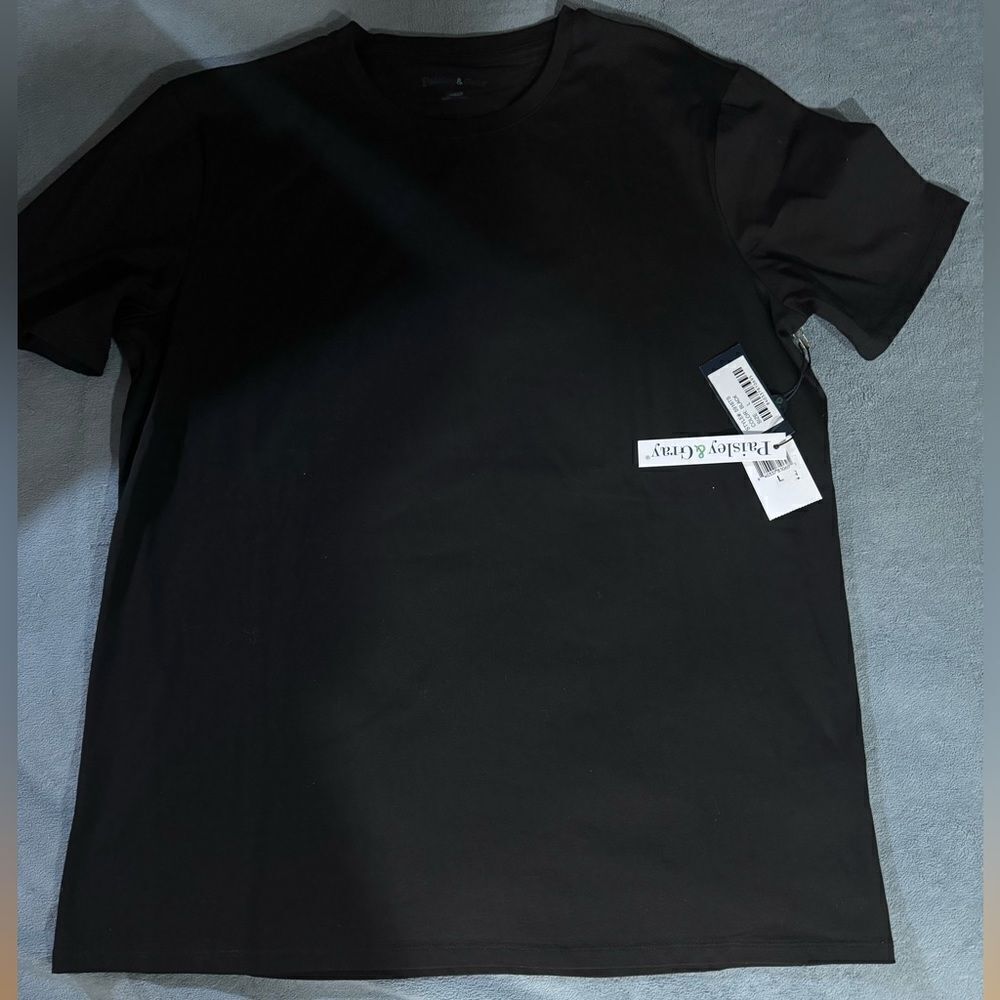 Paisley & Gray MENS BLACK T-SHIRT XL